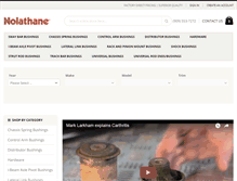 Tablet Screenshot of nolathane.com